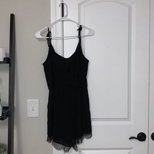 BCBG Generation Black Romper Size Medium